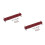 2Pcs PU Red Guitar Amplifier Handle Strap for Speaker Cabinets 4