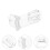 12Pcs Transparent Acrylic Box Locks High Clear Hasp Latch for Cabinets 4