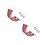 2Pcs Red Woven Fruit Hammock for Hanging Vegetable and Fruit Storage 3