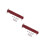 2Pcs PU Red Guitar Amplifier Handle Strap for Speaker Cabinets 6
