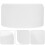 3Pcs White Foam Round Dummy Cakes for Baking Supply and Cake Modeling 10