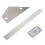9Pcs Silver Guitar Level Ruler Guitar Neck Notched Straight Edge Tool 11