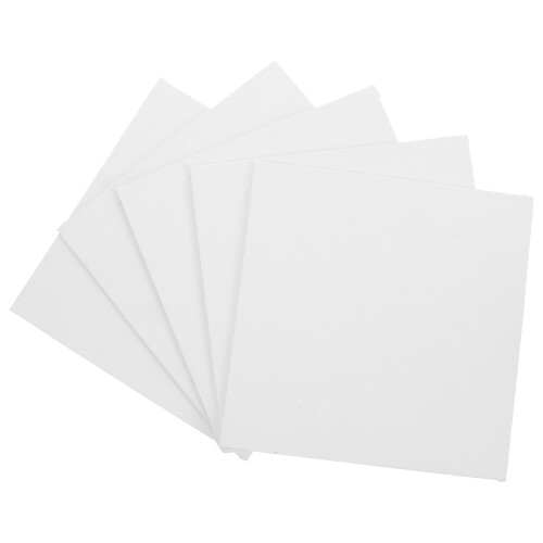 10Pcs Ready-to-Paint Small Canvas Boards White Thick for Art Projects 1