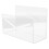 2Pcs Acrylic Letter Sorter Desktop Organizer Mail Holder for Home Use 2