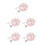5Pcs Pink Nail Practice Board Holder for Beginners and Professionals 8