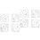 8Pcs Durable Acrylic Quilting Rulers for DIY Sewing Projects 4