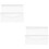 2Pcs Acrylic Letter Sorter Desktop Organizer Mail Holder for Home Use 8