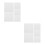 10Pcs Ready-to-Paint Small Canvas Boards White Thick for Art Projects 8