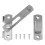 2Pcs Silver Steel Bolt Locking Hasp Door Latch for Window Cabinet Gate 4