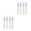 8Pcs Ear Piercing Cleaning Strings Colorcoded Kit Deep Cleansing Floss 7