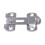 2Pcs Silver Steel Bolt Locking Hasp Door Latch for Window Cabinet Gate 2