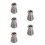 5Pcs Lightweight Titanium Cord Beads Silver for Keychain and Backpack 6