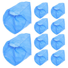 50Pcs Durable Blue Nonwoven Hard Hat Sweat Pads Cushion Liners