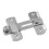 2Pcs Silver Steel Bolt Locking Hasp Door Latch for Window Cabinet Gate 7