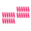 2Pcs Rosy Flexible Sponge Hair Rollers Easy Curling Hairdressing Tools 3