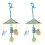 2Pcs Lovely Assorted Color Bed Hanging and Stroller Toy 4