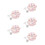 5Pcs Pink Nail Practice Board Holder for Beginners and Professionals 5