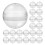120Pcs Empty Round Capsules Plastic with Convenient Opening for Toys 3