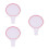 3Pcs Foam Dry Erase Paddle Handheld Scoreboard for Games 4