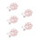 5Pcs Pink Nail Practice Board Holder for Beginners and Professionals 4