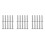 30Pcs Durable Silver Alloy Umbrella Nut Insert Replacements Repair Kit 8