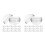 120Pcs Empty Round Capsules Plastic with Convenient Opening for Toys 7