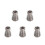 5Pcs Lightweight Titanium Cord Beads Silver for Keychain and Backpack 4