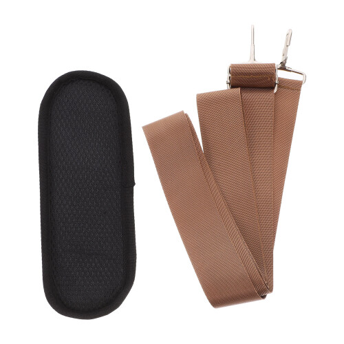 3Pcs Brown Wide Nylon Crossbody Replacement Straps Adjustable Fit
