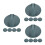 15Pcs ABS Light Grey Printmaking Sheets Versatile Carving Craft 6