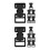 12Pcs Durable Black Metal Buckles for Webbing Straps and Backpack Use 3