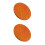 2Pcs Solid Wood Chair Seat Round Stool Cushion Light Brown for Dining 5