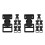12Pcs Durable Black Metal Buckles for Webbing Straps and Backpack Use 5
