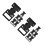 12Pcs Durable Black Metal Buckles for Webbing Straps and Backpack Use 4