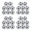 32Pièces Foosball Hips Assorties Accessoires Mini Jeu De Table 5