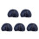 30Stk Wiederverwendbare Chefhauben Mesh Baumwollmischung Navy 7