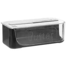3Stk Schwarze Butterdose Mit Deckel Für Und Aufbewahrung
