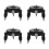 4Stk Verstellbarer Level Wandhalter Schwarz Robuster Halter 5