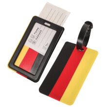 4Stk Praktische Reise Kofferanhänger Farbigem PVC