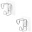 2Pièces Support Crochet Siège Pot Enfant Acier Pour Mur Plat 8