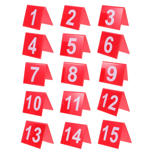 60Pièces Marques-Table En Pour Accueil