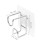 2Pièces Support Crochet Siège Pot Enfant Acier Pour Mur Plat 10