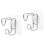 2Pièces Support Crochet Siège Pot Enfant Acier Pour Mur Plat 6