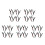 20Pcs Durable Polyester Hard Hat Chin Strap for Industrial 5