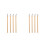 8Pièces Manche Bambou Naturel Pour Art Beige 5