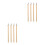 8Pièces Manche Bambou Naturel Pour Art Beige 8