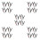 20Pcs Durable Polyester Hard Hat Chin Strap for Industrial 7