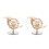 2Pièces Miniature Cor D'harmonie En Décor Maison Délicat 8