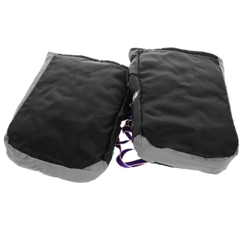 4Paires Hiver Soie Coton Étanches Protection Noir 2