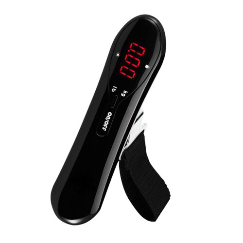3Pièces Balance Portable Noir ABS Suspendue LCD