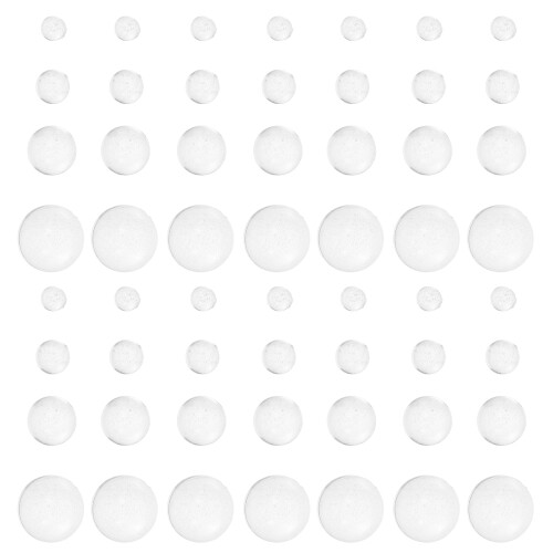 4Pièces Demi-Perles Résine Transparentes Pour Scrapbooking 2
